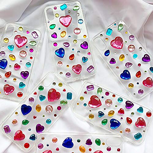 365pcs Jewels Stickers Gem Stickers Rhinestone for Crafts Sticker Gems Self Adhesive Bling Jewels