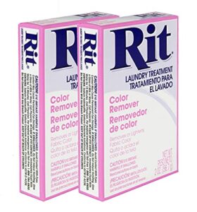 pack of 2 rit dye laundry treatment color remover