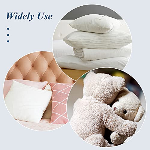 BUTUZE Polyester Fiber, Premium Fiber Fill, High Resilience Fill Fiber, Stuffing for Small Dolls Part Pillow Comforter DIY, 250g/8.8oz, Recyclable