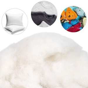 BUTUZE Polyester Fiber, Premium Fiber Fill, High Resilience Fill Fiber, Stuffing for Small Dolls Part Pillow Comforter DIY, 250g/8.8oz, Recyclable