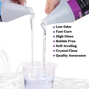 LET'S RESIN Epoxy Resin Kit,1 Gallon Bubble Free & Crystal Clear Epoxy Resin, Table Top Epoxy Resin for Coating, Casting, DIY, Bar Top, River Tables, Resin Art, Wood