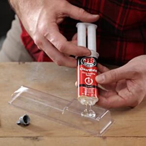 J-B Weld ClearWeld 5 Minute Epoxy, Clear, 14ml w/Static Mixer, (50114H)