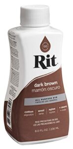rit all-purpose liquid dye, dark brown