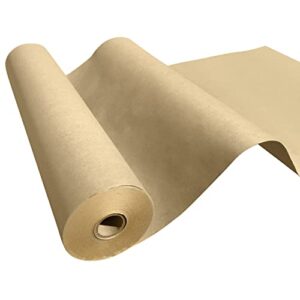 ny paper mill brown kraft paper 17.50″ x 2400″ (200 feet) jumbo roll, ideal for gift wrapping, art & craft, postal, packing, shipping, floor covering, parcel, table runner, 100% recycled made in usa