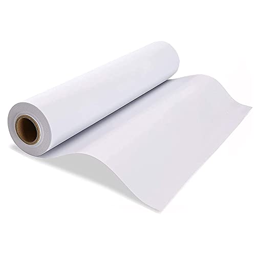 White Drawing Paper Roll - 20 m Art Paper Roll (44CM X 20M) Painting Sketching Paper for Easel Paper, Bulletin Board Paper, Wall Art, Gift Wrap