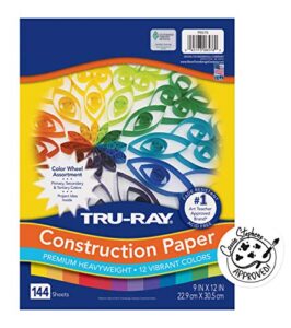 tru-ray – p6576 color wheel assortment, 9 x 12 inches, assorted colors, pack of 144