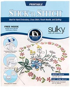 sulky stick n stitch stabilizer