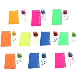 LoveInUSA Punch Craft Set, 10Pack Hole Punch Shapes Craft Hole Punch Scrapbooking Supplies Shapes Hole Punch Flowers Butterflies Great for Crafting & Fun Projects