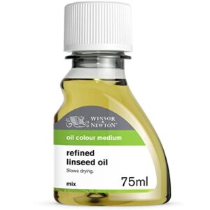 winsor & newton refined linseed oil 75ml (3221748)