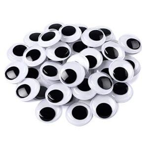 200 pieces wiggle eyes self adhesive black white googly eyes for diy crafts decoration (20mm)