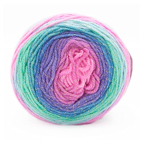 Lion Brand Yarn Mandala Sparkle yarn, Draco