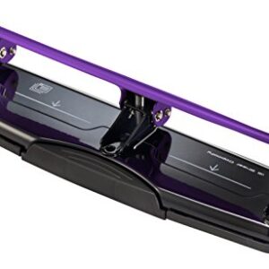 Bostitch Office EZ Squeeze Reduced Effort 3-Hole Punch, 12 Sheets, Purple (2105), 1.6" x 3" x 11"