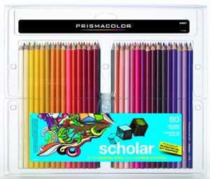 prismacolor scholar colored pencils, 60 pack