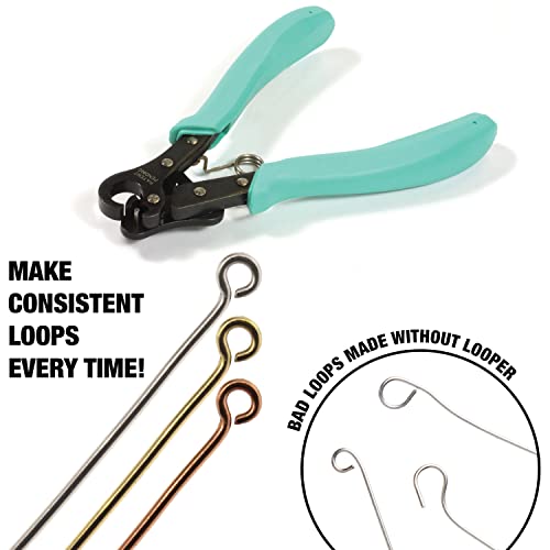 Vintaj 1-Step Looper Pliers, 1.5mm, 18-26g Craft Wire, Instantly Create Consistent Loops for Rosaries, Earrings, Bracelets, Necklaces and Wire Jewelry in One Step