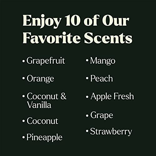 Fragrance Oil Set - Premium Grade 10 Pcs Scented Oils for Candle Making, Soap Scents, Aroma Beads, Bath Bombs, Perfume & Flavoring Oil for Lip Gloss - Organic Essential Oils with Fruity Scents (10ml)