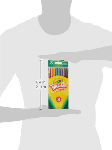 Crayola Twistables Crayons, School Supplies, 8ct