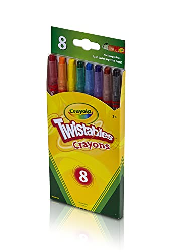 Crayola Twistables Crayons, School Supplies, 8ct