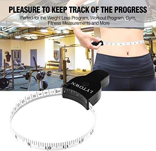 2PCS Tape Measure Body Measuring Tape 60inch (150cm), Retractable Measuring Tape for Body Measurement & Weight Loss, Accurate Body Tape Measure for Fitness, Tailor, Sewing, Handcrafts, Clothes