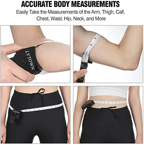 2PCS Tape Measure Body Measuring Tape 60inch (150cm), Retractable Measuring Tape for Body Measurement & Weight Loss, Accurate Body Tape Measure for Fitness, Tailor, Sewing, Handcrafts, Clothes