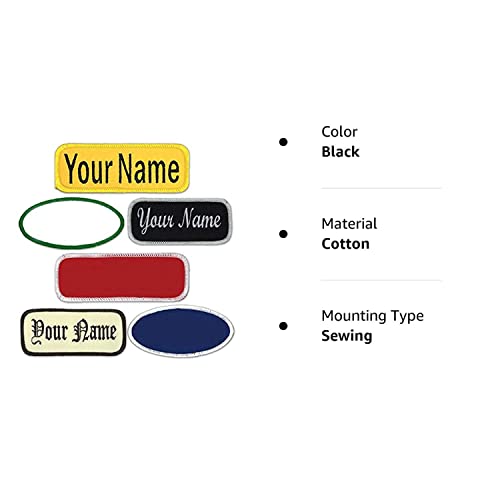 Name Patches Uniform or Work Shirt, Personalized, Embroidered New Styles New Fonts! Multiple Sizes to Choose from. Same Day Ship.