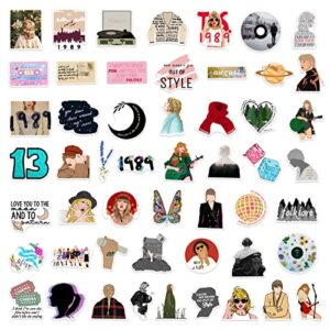 50PCS Swift Taylor Stickers Swift Female Pop Singer Decal Decorate Laptop Garage Door Fridge Guitar Car Scrapbook Skateboard Suitcase Motorcycle Snowboard