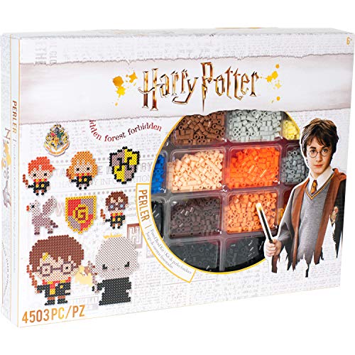 Perler 80-54345 Harry Potter Fuse Bead Kit for Kids and Adults, Comes with 19 Patterns, Multicolor, 4503pcs