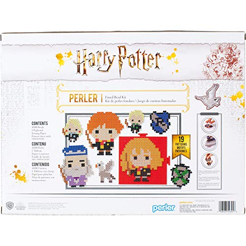 Perler 80-54345 Harry Potter Fuse Bead Kit for Kids and Adults, Comes with 19 Patterns, Multicolor, 4503pcs