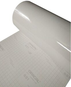 oracal 651 glossy permanent vinyl 12 inch x 10 feet – transparent (clear)