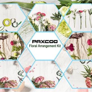 Paxcoo Floral Tape and Floral Wire Arrangement Tools Kit with Wire Cutter 26 Gauge Stem Wire and 22 Gauge Paddle Wire for Bouquet Stem Wrap Florist