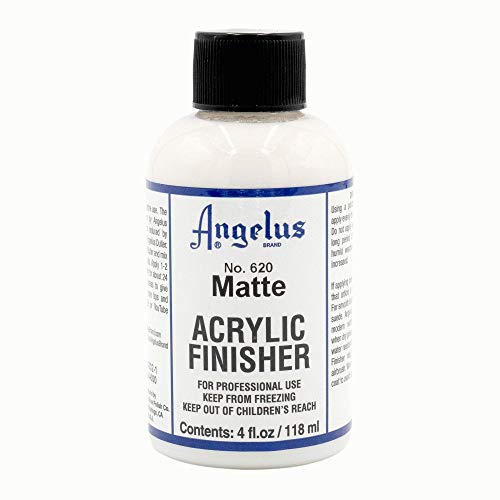 Angelus 620 Matte Acrylic Finisher, 4 Fl Oz (Pack of 1), Clear