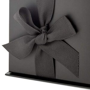 Hallmark Black Ribbon and Paper Fill Small Gift Box with Lid