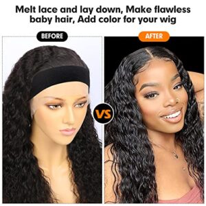 BEPARTNER Lace Melting Elastic Band for Wig: 6 PCS Wigs Bands for Lace Frontal Melt - Edge Wrap to Lay Edges | Lace Front Melt Laying Strap