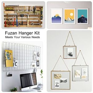 72 pcs Picture Hangers with 10-60lbs, Assorted One Step Picture Hangers, Iron Alloy Nail Hooks, Professional Plaster Picture Hanging Kit on Wooden/Drywall Hanging Hardware for Clock,Mirror,Jewelry