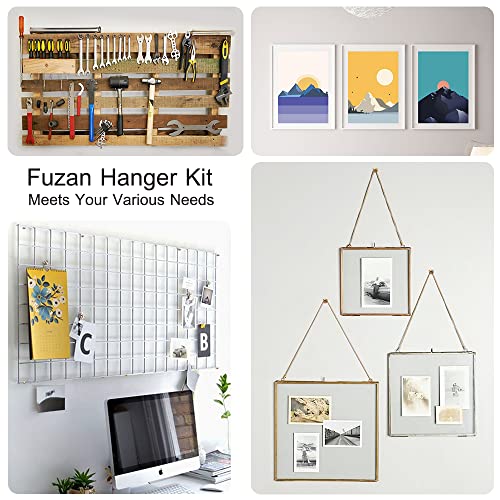 72 pcs Picture Hangers with 10-60lbs, Assorted One Step Picture Hangers, Iron Alloy Nail Hooks, Professional Plaster Picture Hanging Kit on Wooden/Drywall Hanging Hardware for Clock,Mirror,Jewelry