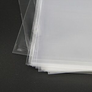 AIRSUNNY 200 Pcs 6x9 Clear Resealable Cello/Cellophane Bags Good for Bakery, Candle, Soap, Cookie Poly Bags