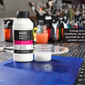 Liquitex BASICS Gloss Varnish, 250ml (8.4oz) Bottle