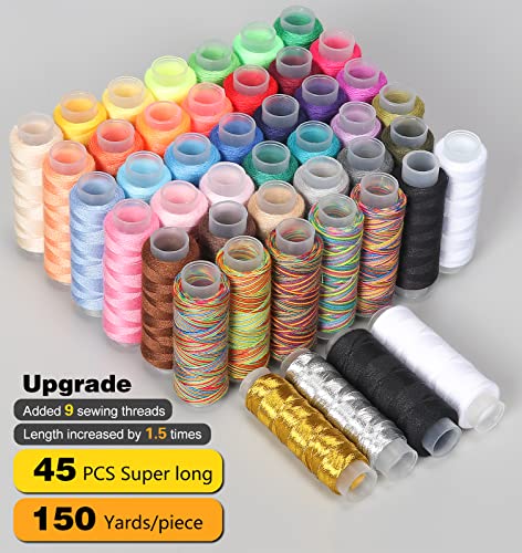 Large Sewing Kit for Adults: YUANHANG Newly Upgraded 251 Pcs Premium Sewing Supplies Set - Complete Sew Kit of Needle and Thread for Beginners - Travel Emergency - Basic Home Hand Sewing Repair Kits