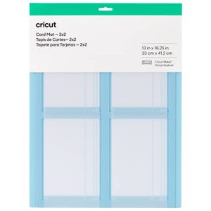 Cricut Card Mat 2x2, Reusable, Non-Slip Craft Mat, Create Four Cards Simultaneously, Perfect for Bulk Card Making, Compatible with Cricut Maker & Cricut Explore Crafting Machines