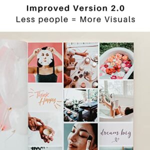 Vision Board Book 2.0 - 800+ New and Improved Vision Board Pictures and Quotes for Vision Board Kit, Visualize, Inspire and Create Life Goals, Magazine for Vision Board Clip Art and Collage Book
