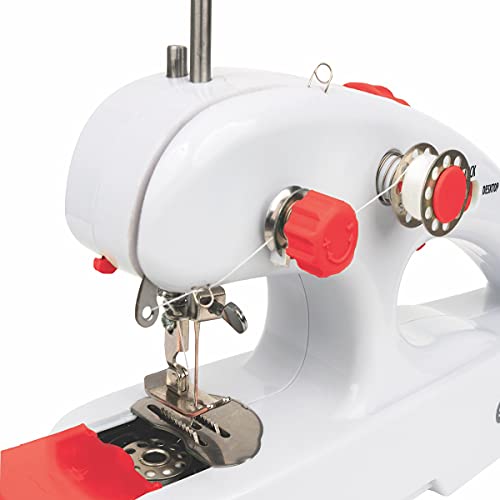 SINGER Stitch Quick + (Two Thread) Hand Held Mending Machine, White