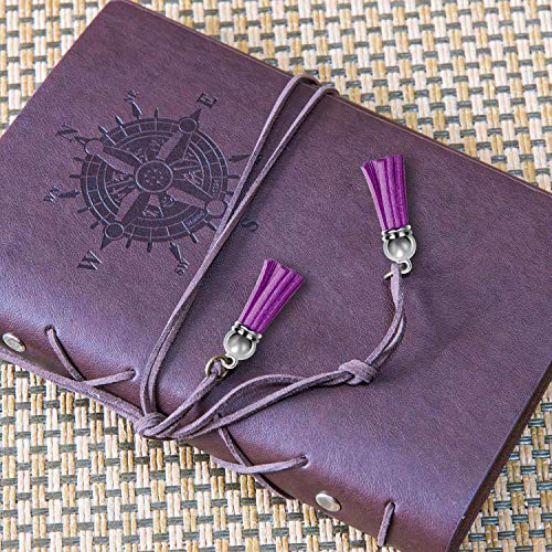 Tassels, Cridoz 200pcs Leather Keychain Tassels Bulk for Crafts, Keychains Supplies, Acrylic Keychain Blanks, Charms, Earrings, Bracelets and Jewelry Making (40 Colors)