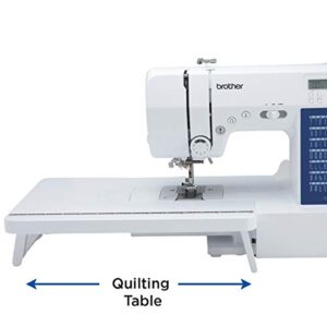 Brother CS7000X Computerized Sewing and Quilting Machine, 70 Built-in Stitches, LCD Display, Wide Table, 10 Included Feet, White