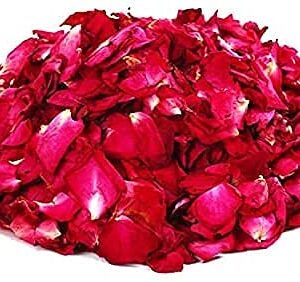 DoraMagic Dried Red Rose Petals, Real Natural Dried Rose Petals 1.75oz/50g for Bath, Soap Making, Candle Making, Wedding, Confetti, DIY Crafts, Non Edible