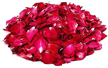 DoraMagic Dried Red Rose Petals, Real Natural Dried Rose Petals 1.75oz/50g for Bath, Soap Making, Candle Making, Wedding, Confetti, DIY Crafts, Non Edible