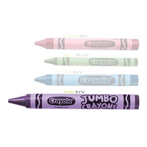 Crayola Jumbo Crayons, 8 Toddler Crayons, Assorted Colors