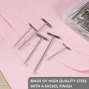 Mr. Pen- T Pins, 220 Pack, Assorted Sizes, T-Pins, T Pins for Blocking Knitting, Wig Pins, T Pins for Wigs, Wig Pins for Foam Head, T Pins for Sewing, Wig T Pins, Blocking Pins, T Pins for Office Wall