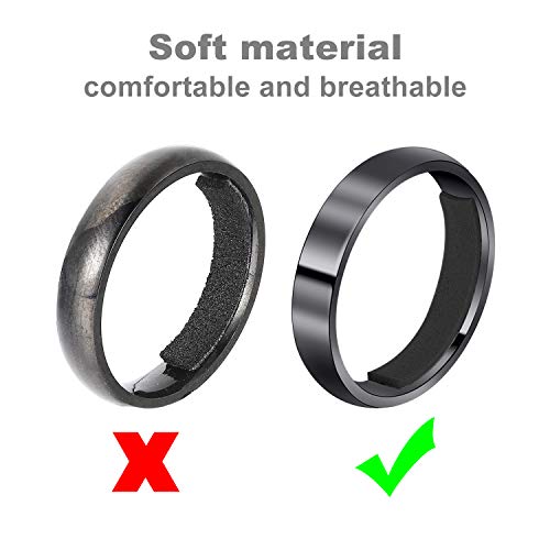 Chuangdi 8 Sheets/ 152 Pieces Invisible Ring Sizer Adjuster Ring Spacer Ring Guards for Women Loose Rings, 2 Kinds of Thickness