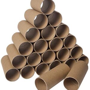 30 Pack Craft Rolls - Round Cardboard Tubes - Cardboard Tubes for Crafts - Craft Tubes - Paper Tube for Crafts - 1.57 x 3.9 Inches - Brown