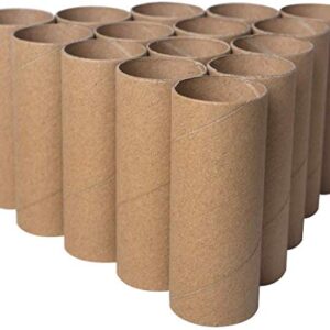 30 Pack Craft Rolls - Round Cardboard Tubes - Cardboard Tubes for Crafts - Craft Tubes - Paper Tube for Crafts - 1.57 x 3.9 Inches - Brown