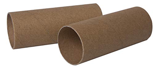 30 Pack Craft Rolls - Round Cardboard Tubes - Cardboard Tubes for Crafts - Craft Tubes - Paper Tube for Crafts - 1.57 x 3.9 Inches - Brown